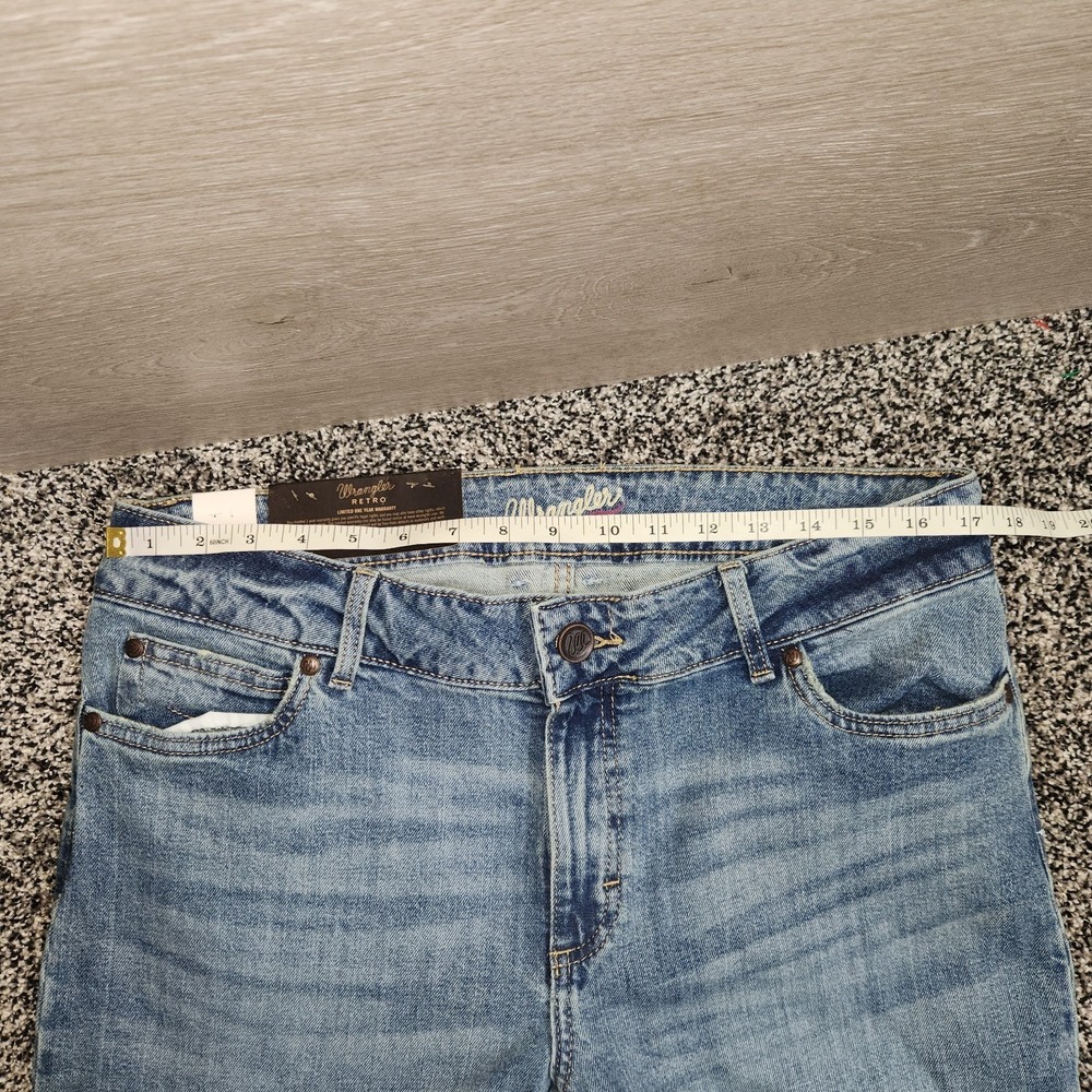 wrangler Retro boot cut jeans womens Size 13x36, 10" Rise Western Rodeo County - Picture 3 of 8